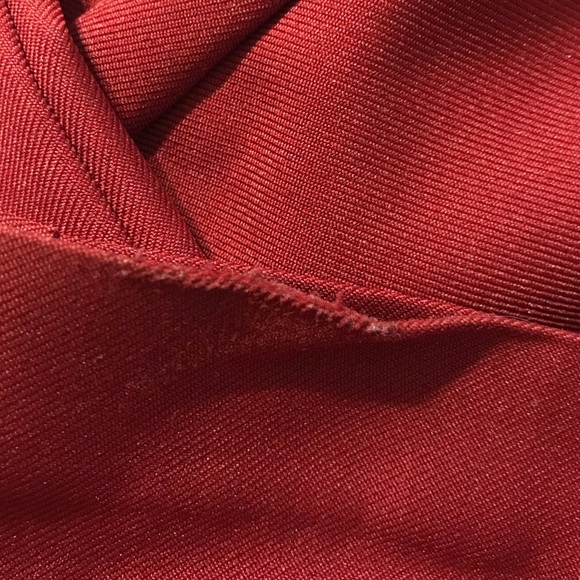 Donn Kenny Red Pull On Minimalist Straight Leg Women’s Size 18P Pants Trousers - Picture 5 of 5